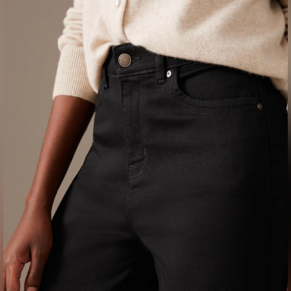 Autograph Women's Black Jeans UK 10 Long Cotton